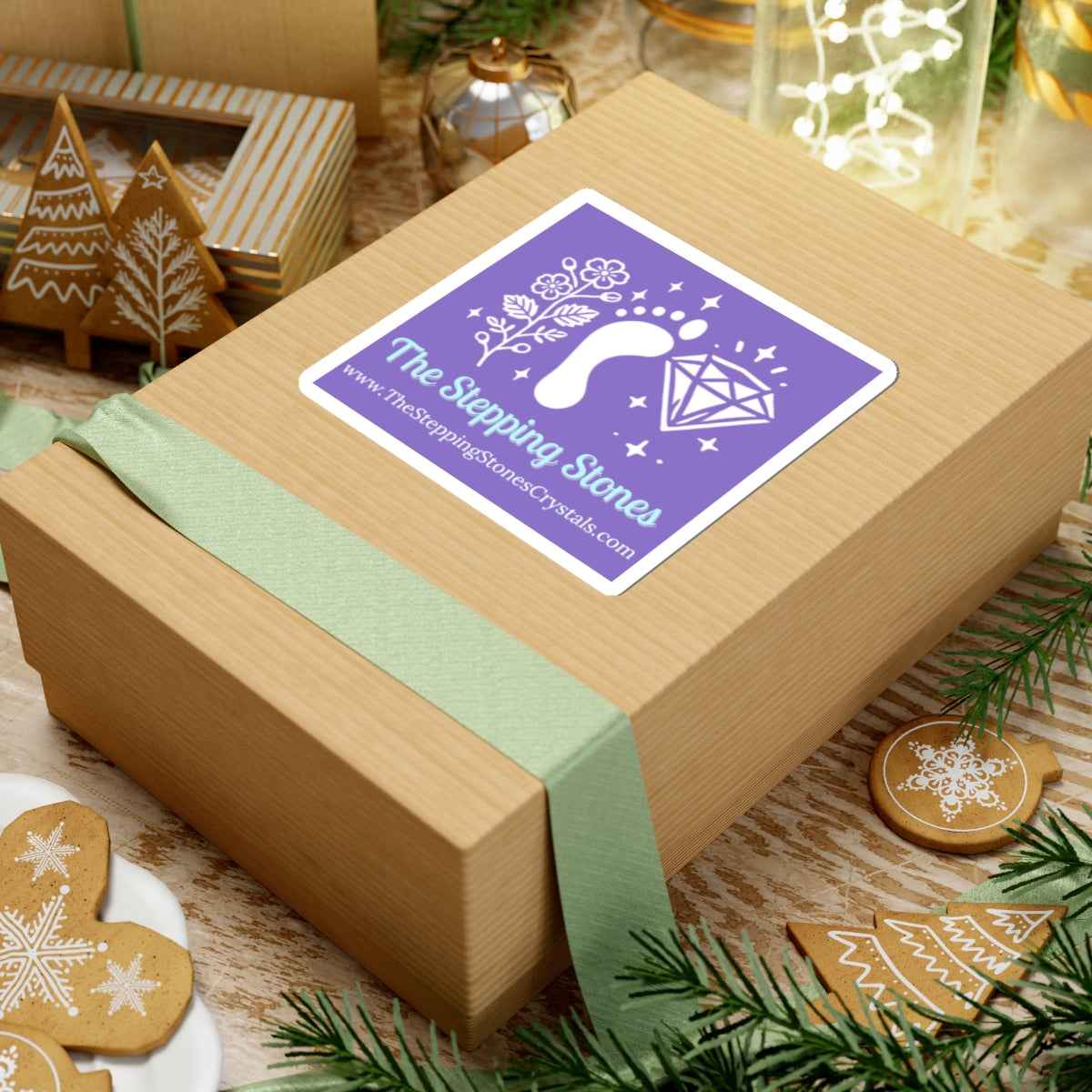 Sticker The Stepping Stones Logo Purple