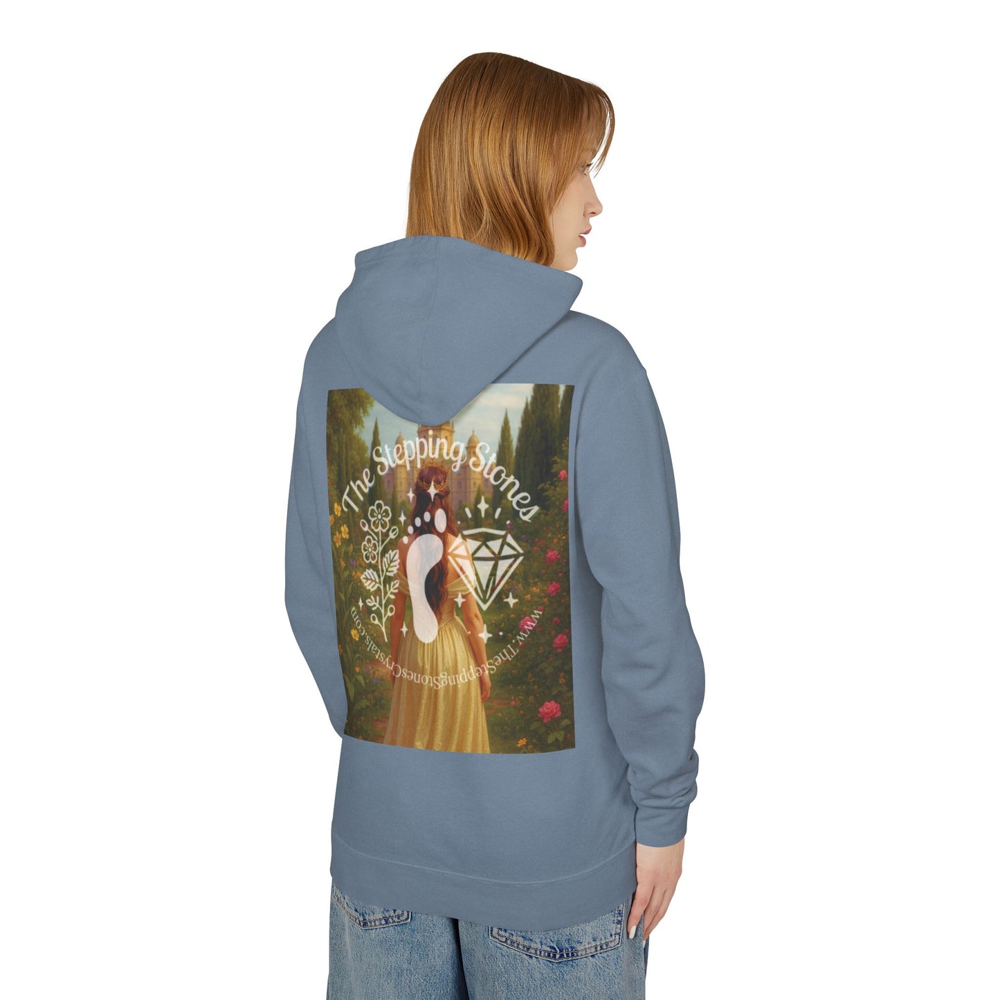 Empress Rhodonite Unisex Lightweight Hooded Sweatshirt