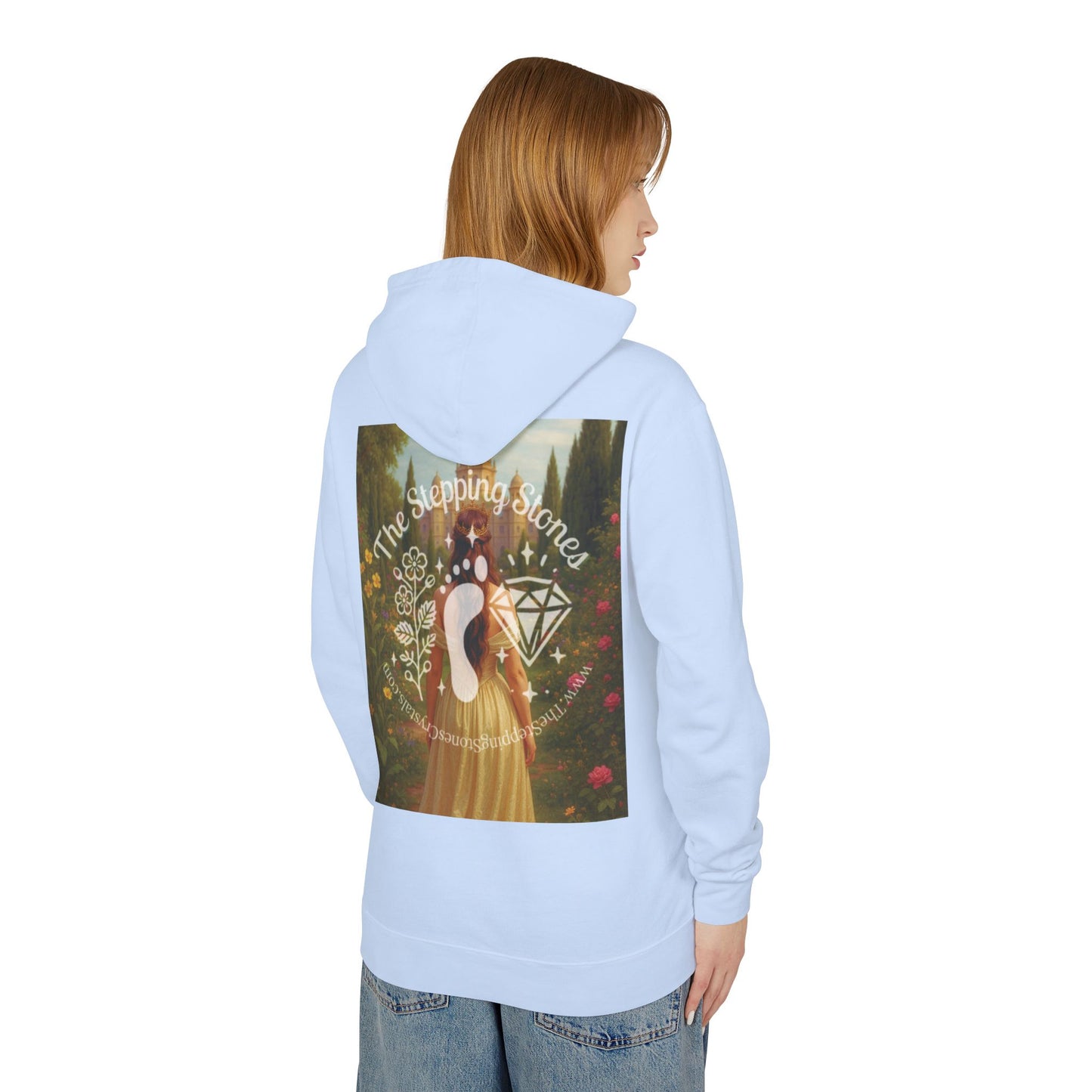 Empress Rhodonite Unisex Lightweight Hooded Sweatshirt