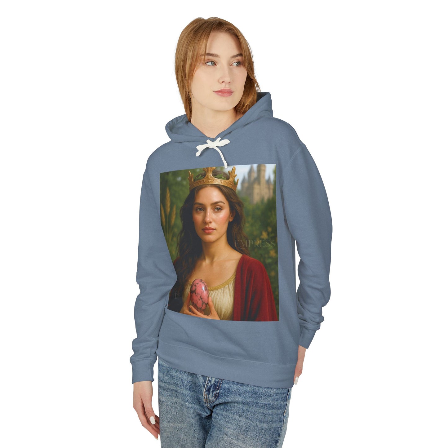 Empress Rhodonite Unisex Lightweight Hooded Sweatshirt
