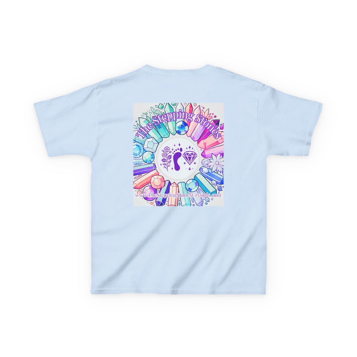 'Manifesting Snacks, Crystals, and Good Energy' Kids TShirt