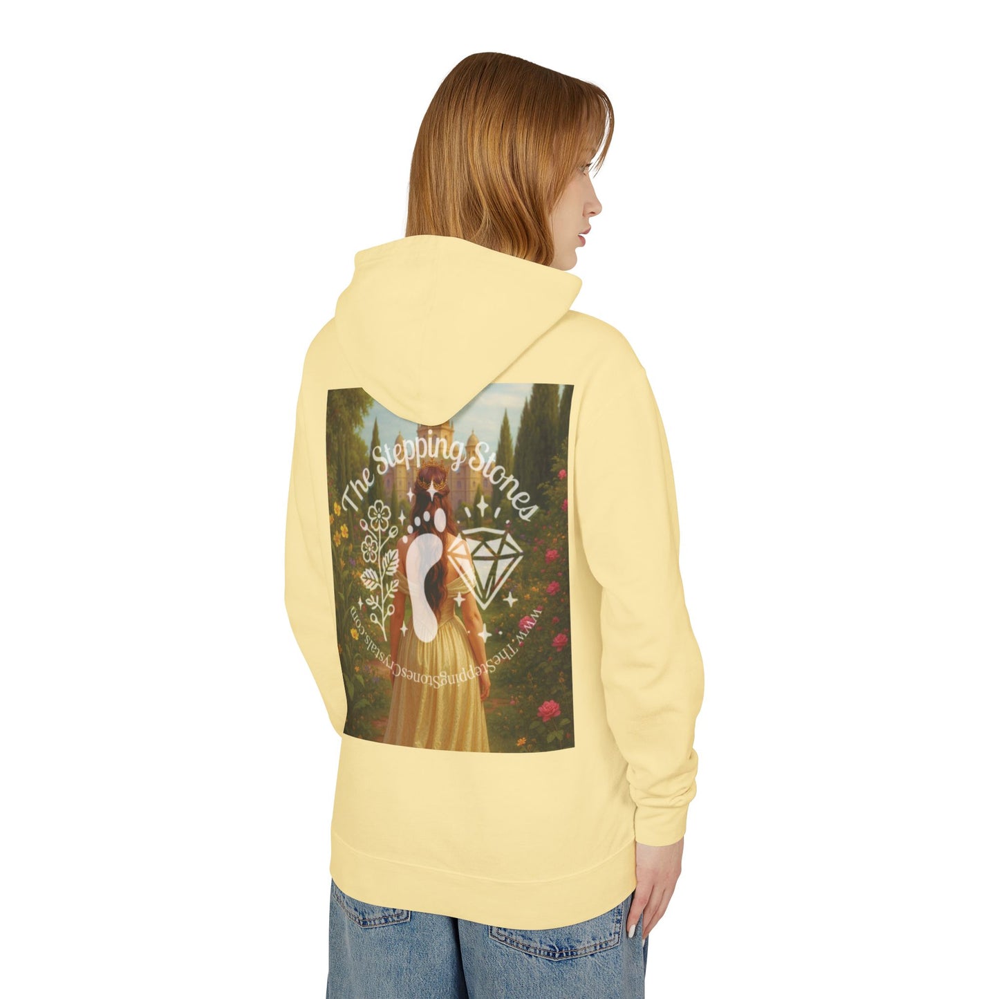 Empress Rhodonite Unisex Lightweight Hooded Sweatshirt