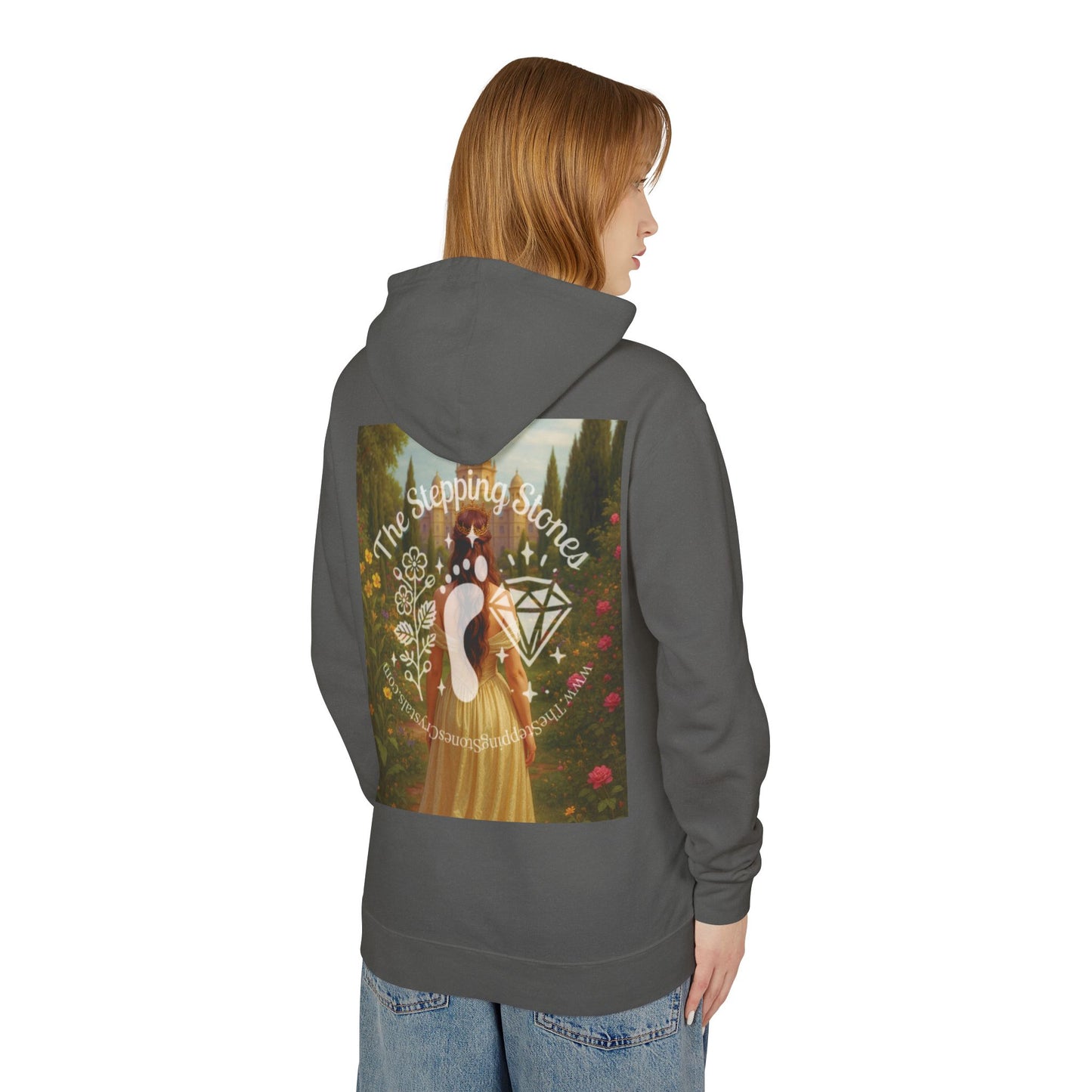 Empress Rhodonite Unisex Lightweight Hooded Sweatshirt
