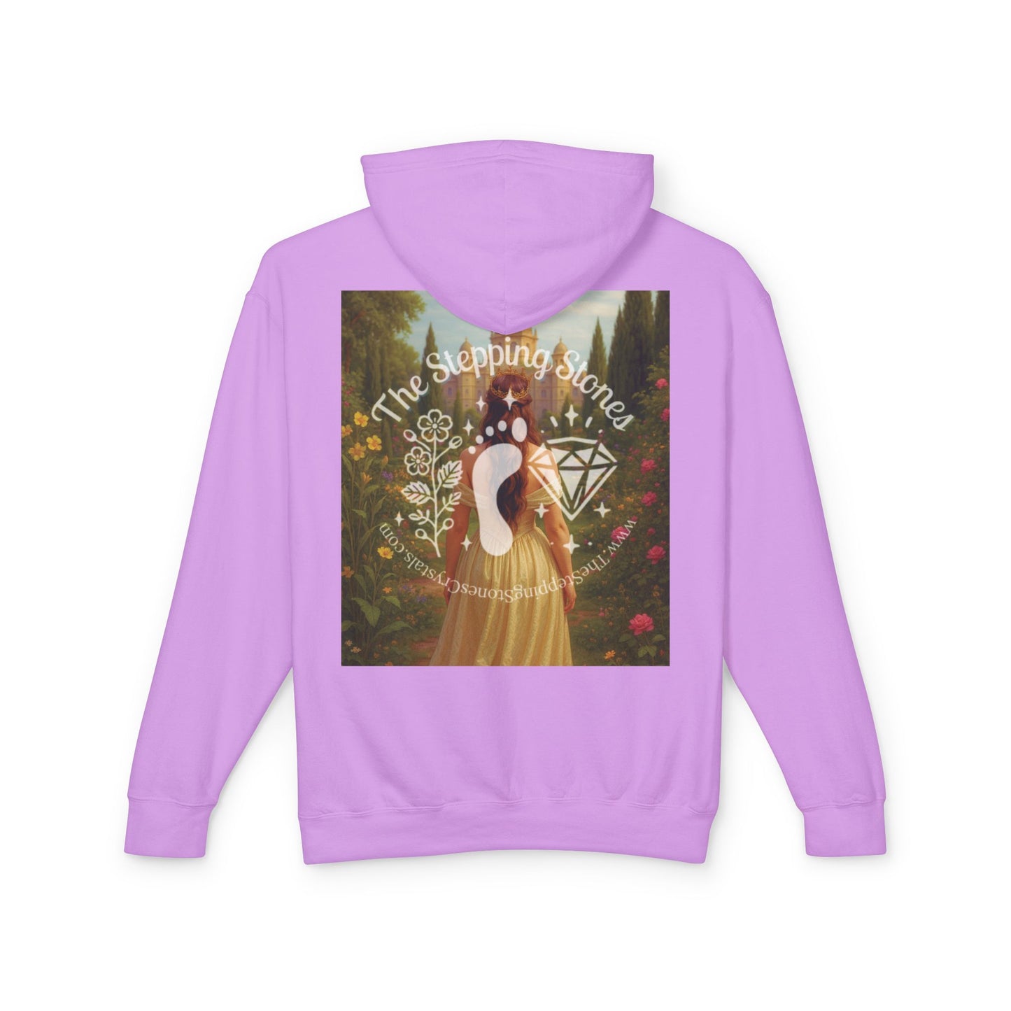 Empress Rhodonite Unisex Lightweight Hooded Sweatshirt