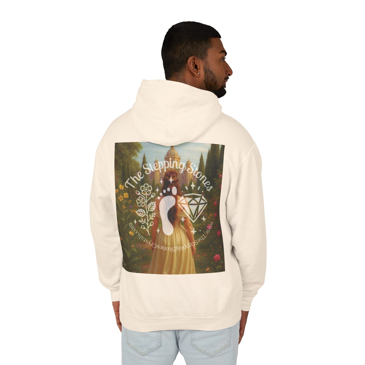 Empress Rhodonite Unisex Lightweight Hooded Sweatshirt