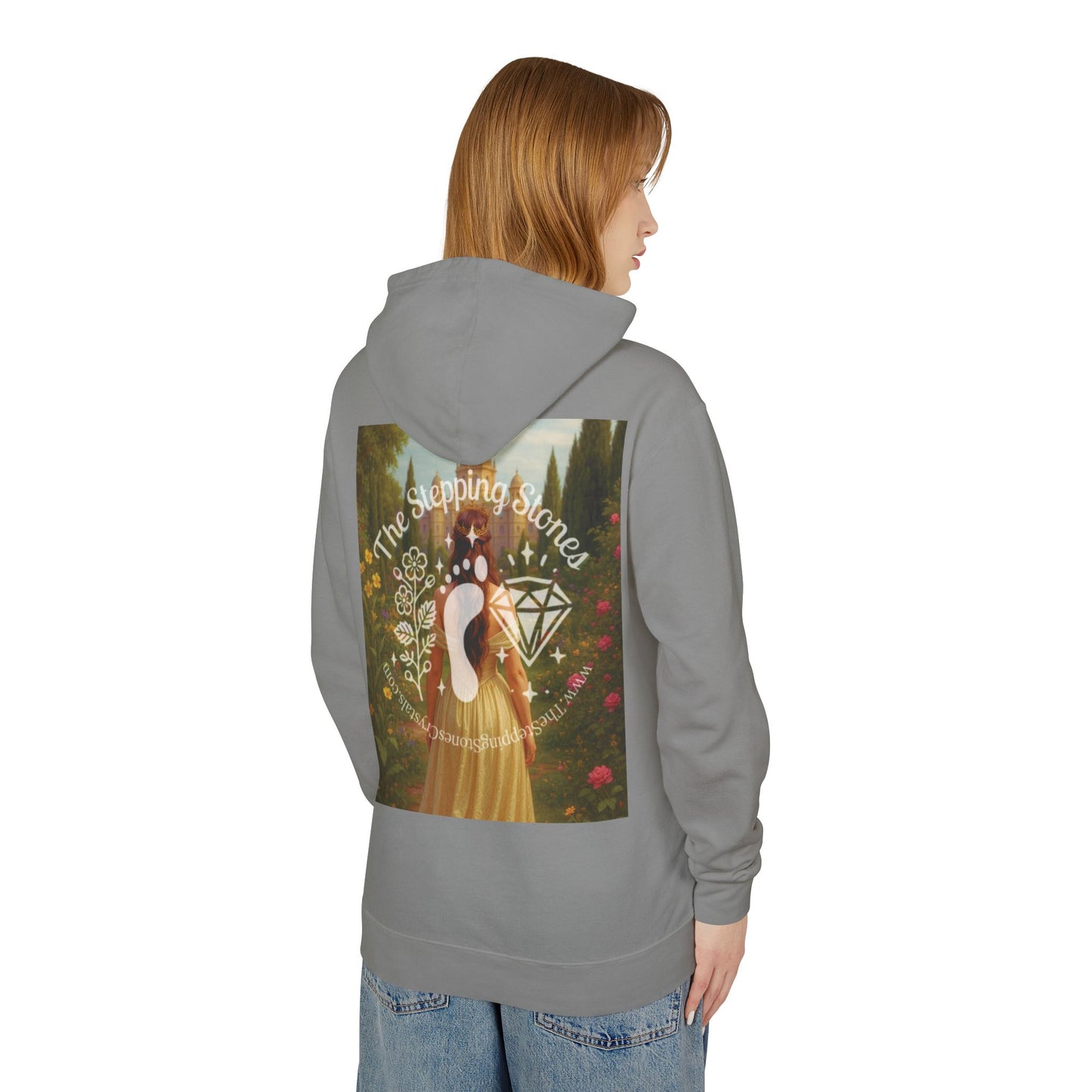 Empress Rhodonite Unisex Lightweight Hooded Sweatshirt