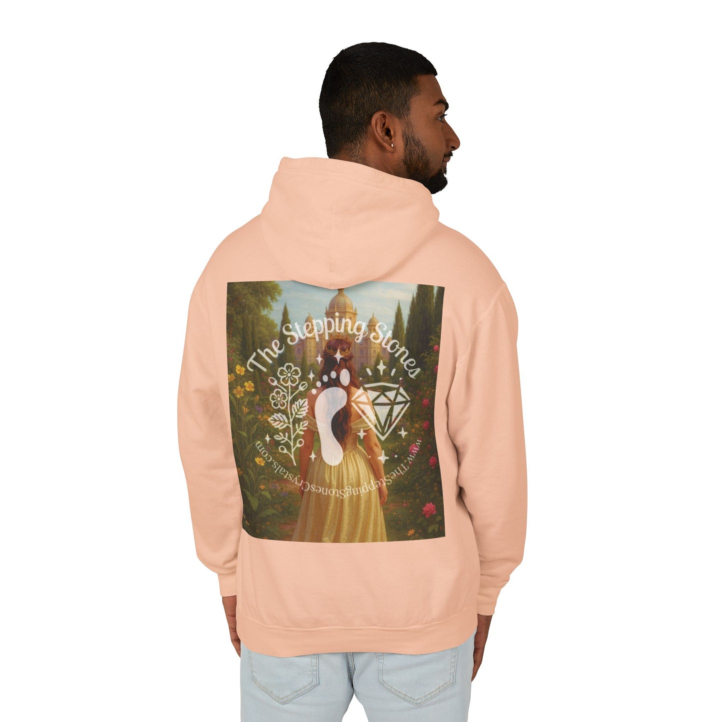 Empress Rhodonite Unisex Lightweight Hooded Sweatshirt