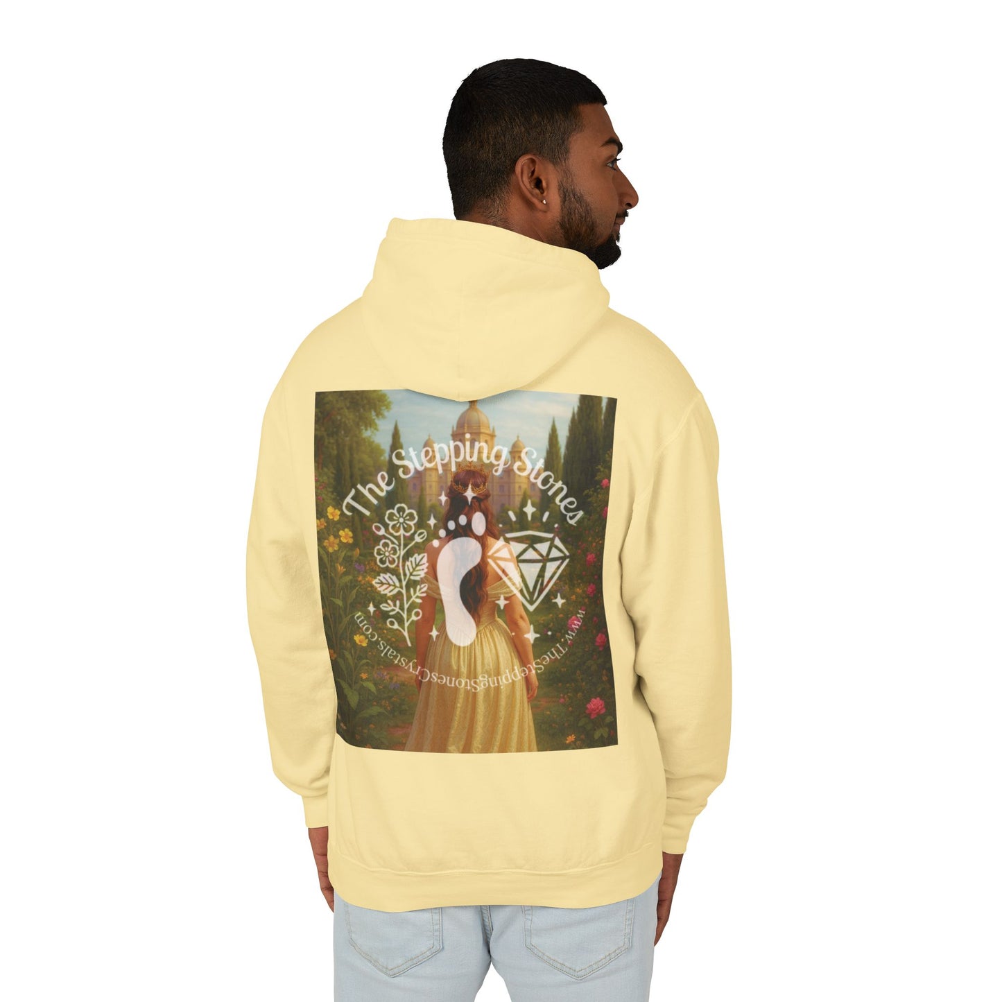 Empress Rhodonite Unisex Lightweight Hooded Sweatshirt