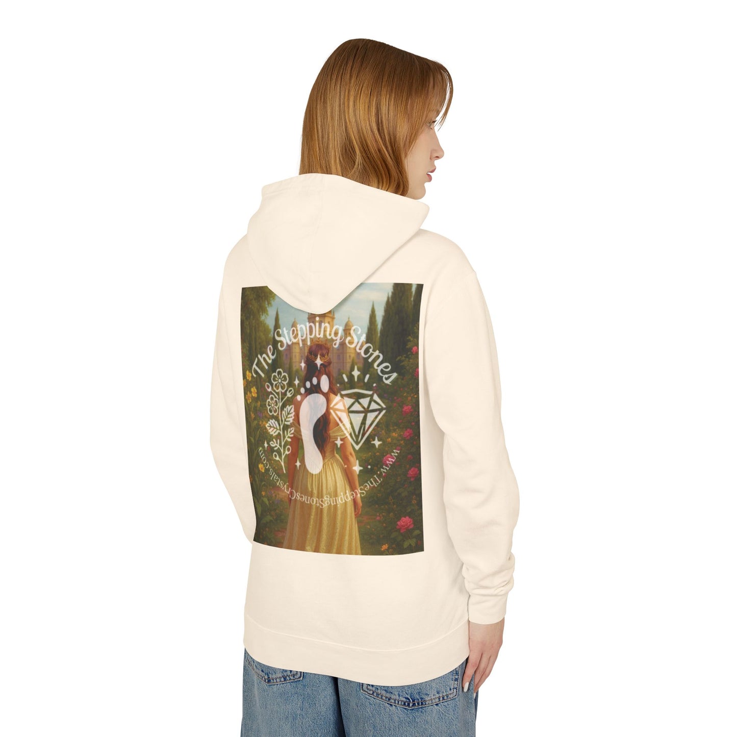 Empress Rhodonite Unisex Lightweight Hooded Sweatshirt