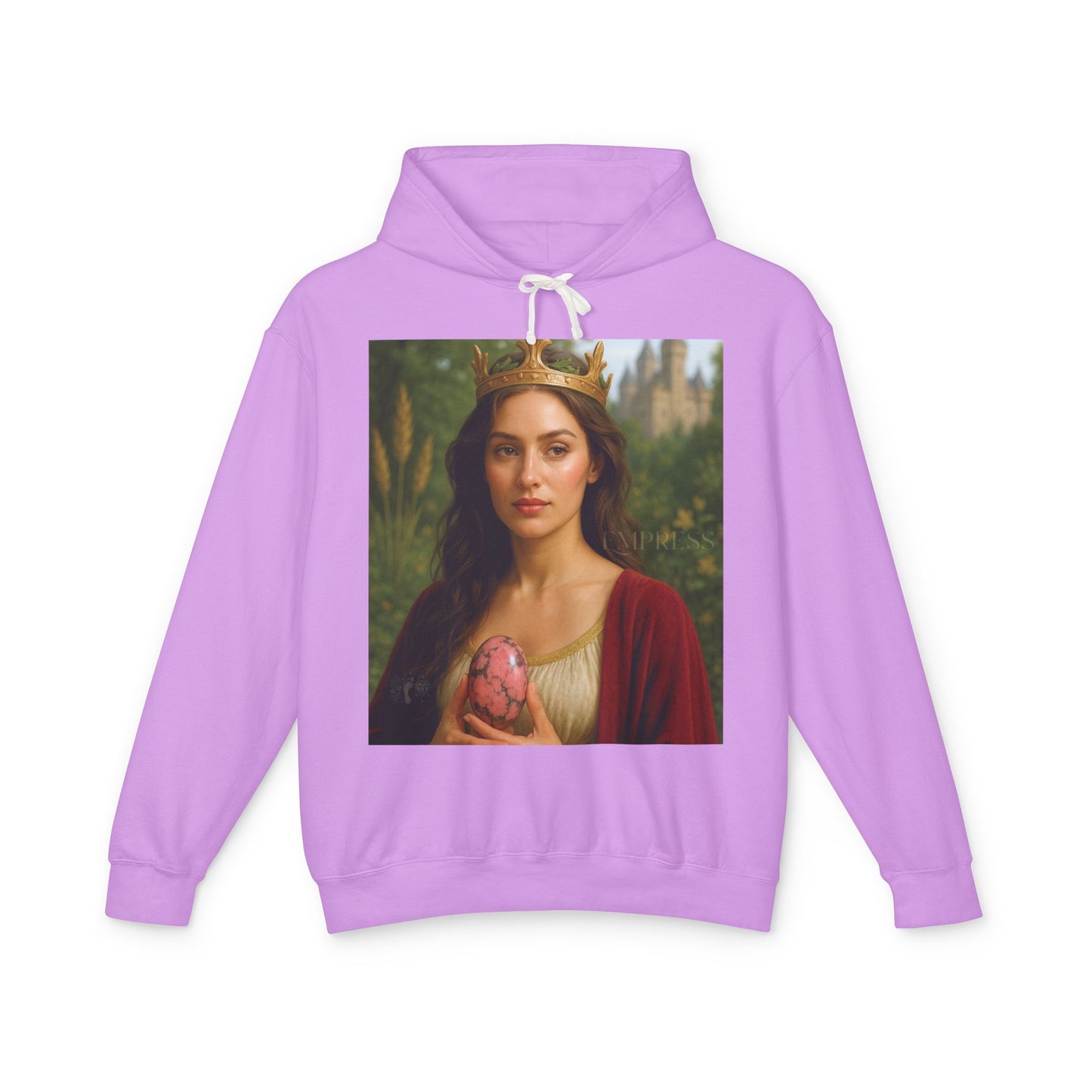 Empress Rhodonite Unisex Lightweight Hooded Sweatshirt