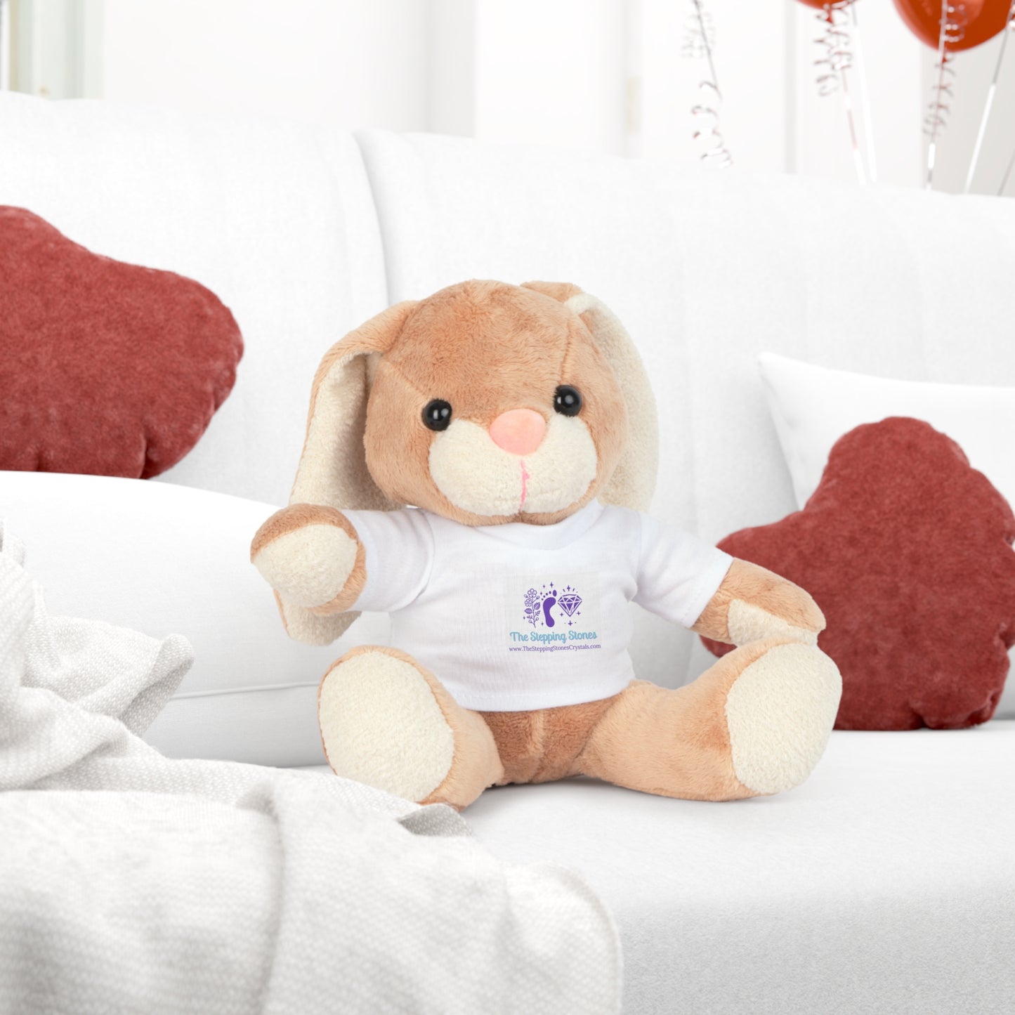 The Stepping Stones Stuffie- Bear, Bunny, Elephant, Sheep