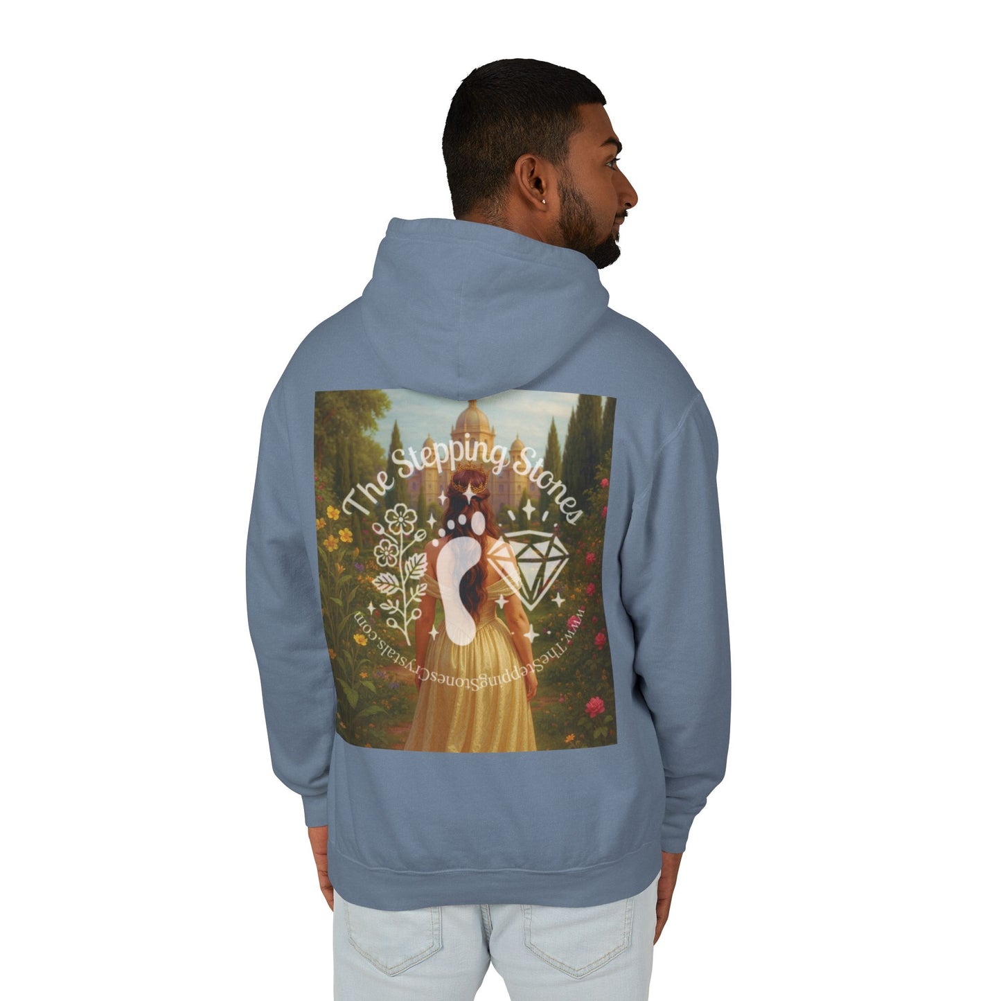 Empress Rhodonite Unisex Lightweight Hooded Sweatshirt