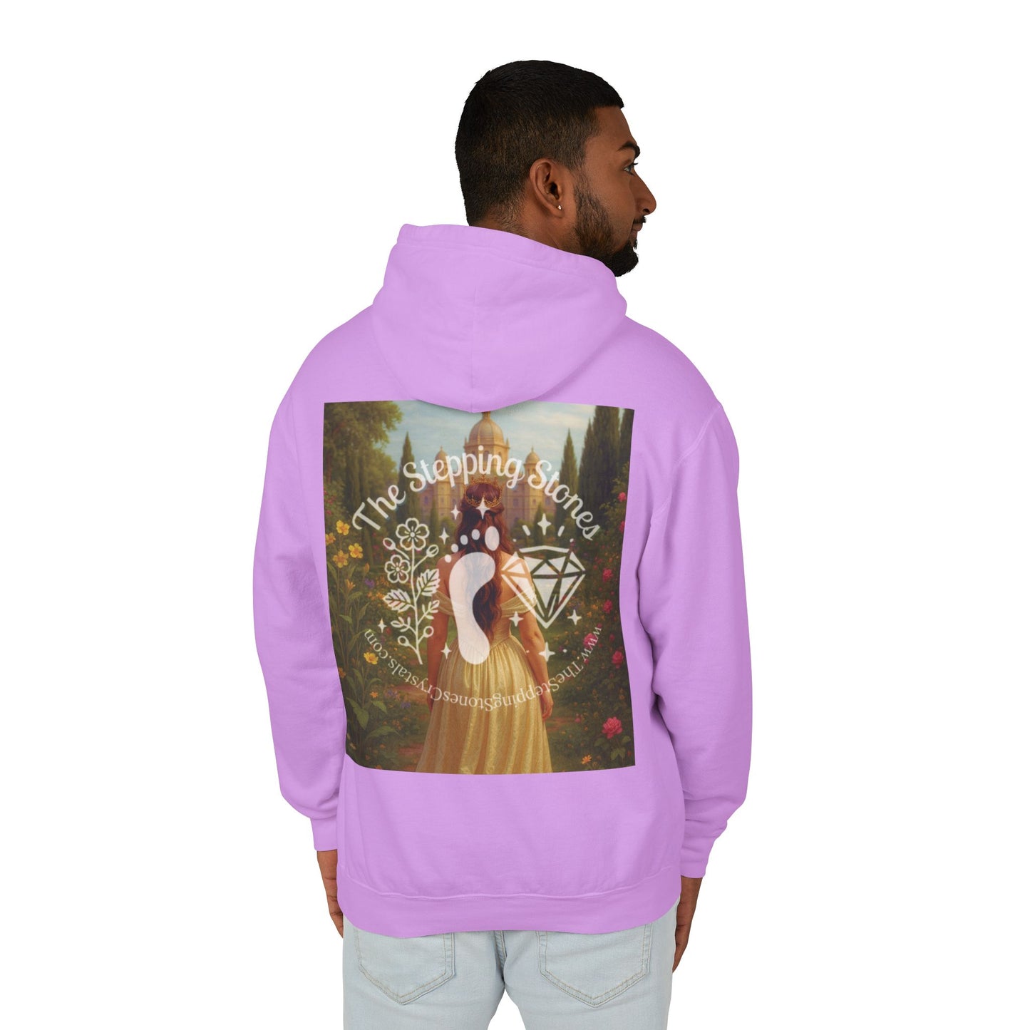 Empress Rhodonite Unisex Lightweight Hooded Sweatshirt