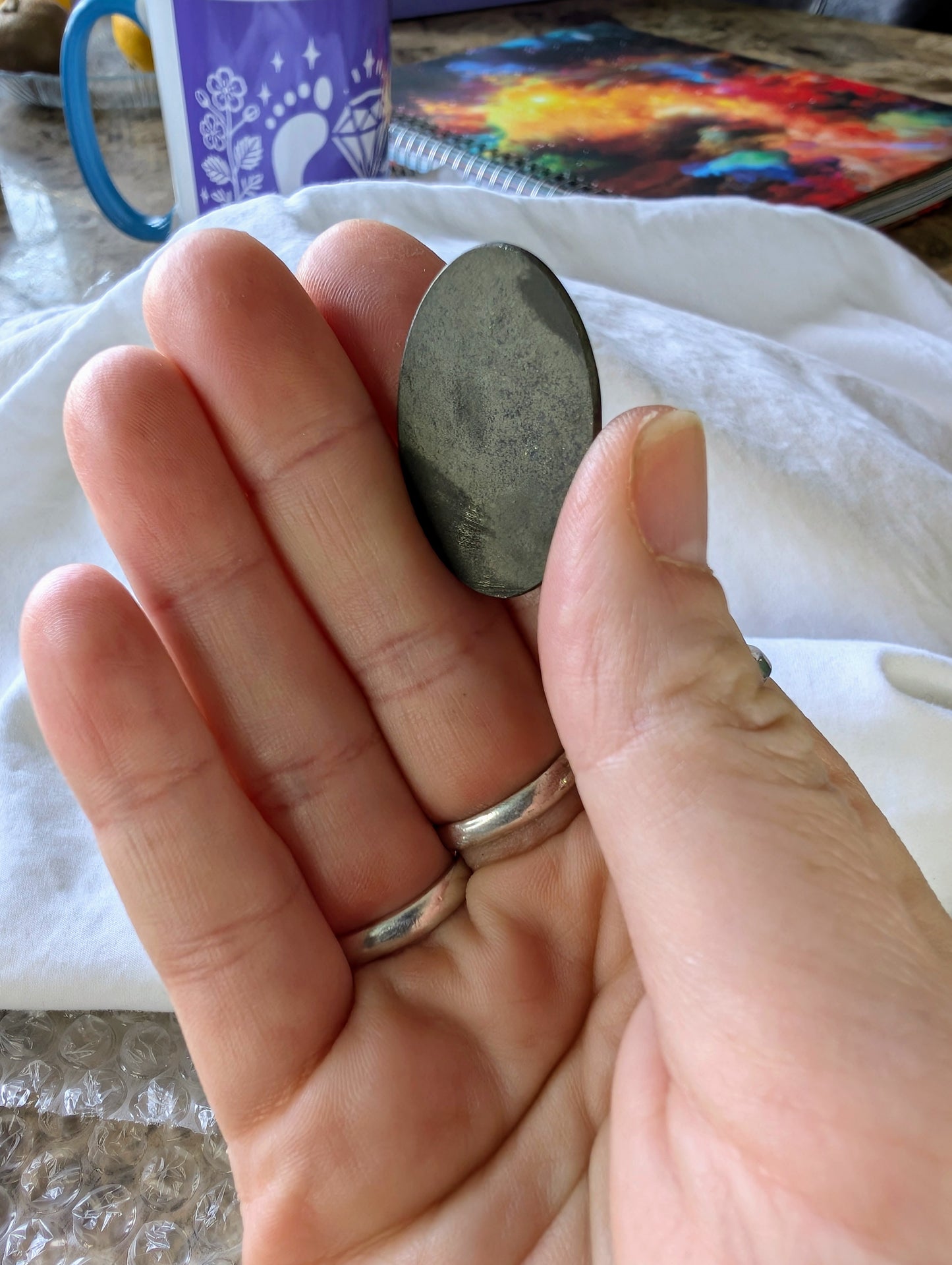 Gold Sheen Obsidian Cabochon Creation