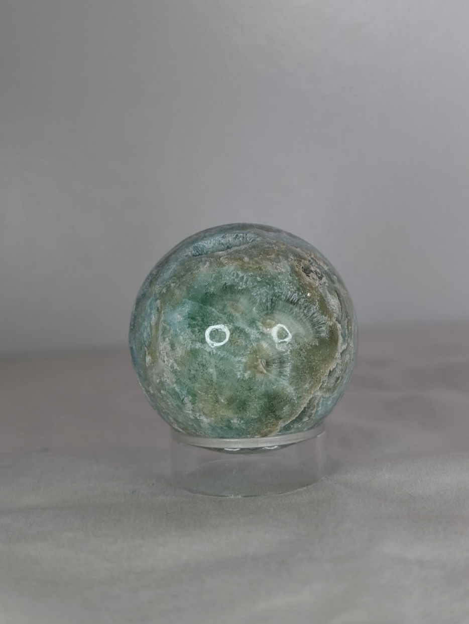 Blue Aragonite Sphere (Small)