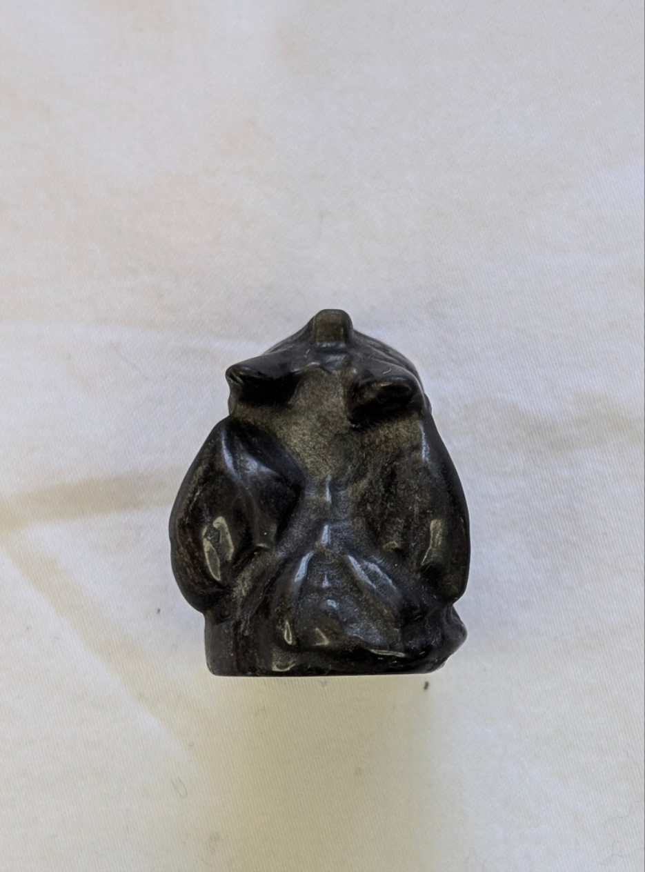 Silver Sheen Obsidian Toothless