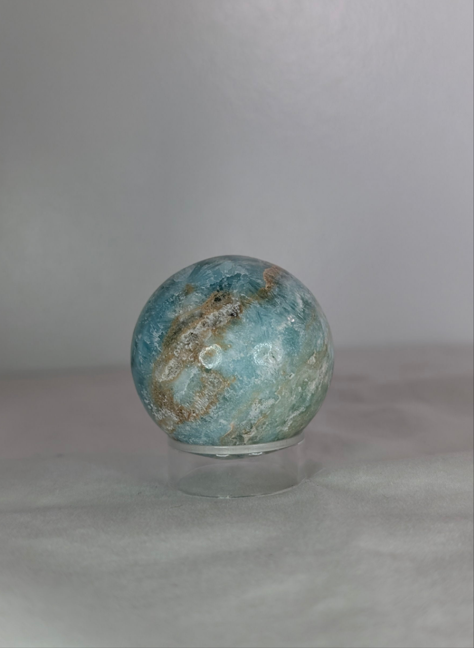 Blue Aragonite Sphere (Small)