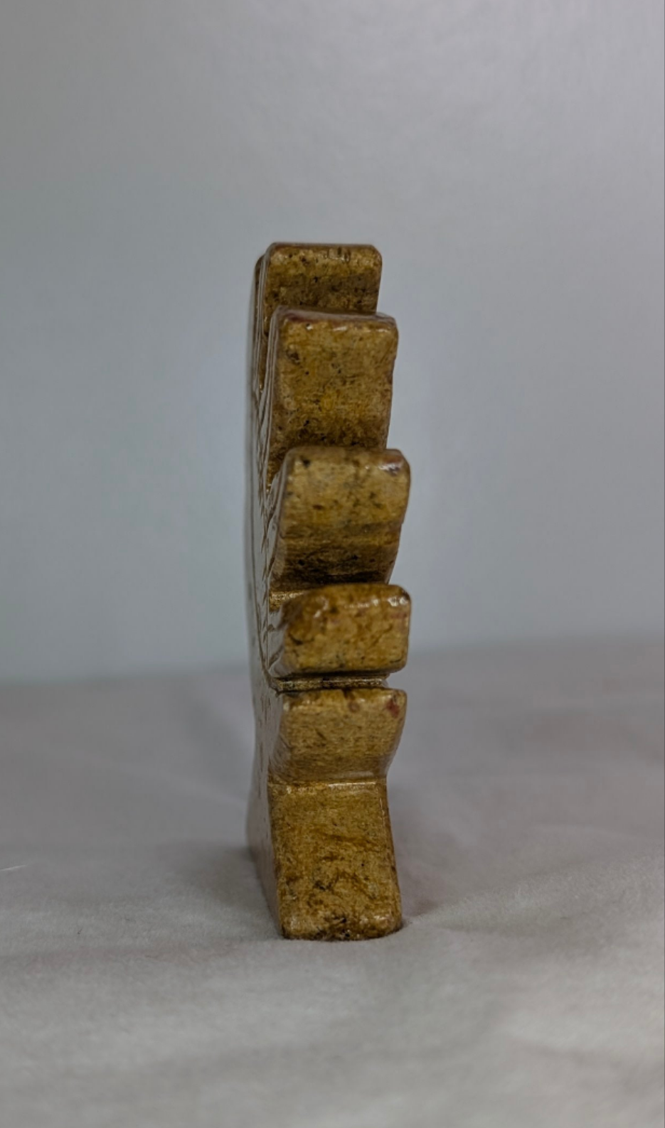 1/2 Moon, 1/2 Sun -Yellow Jasper