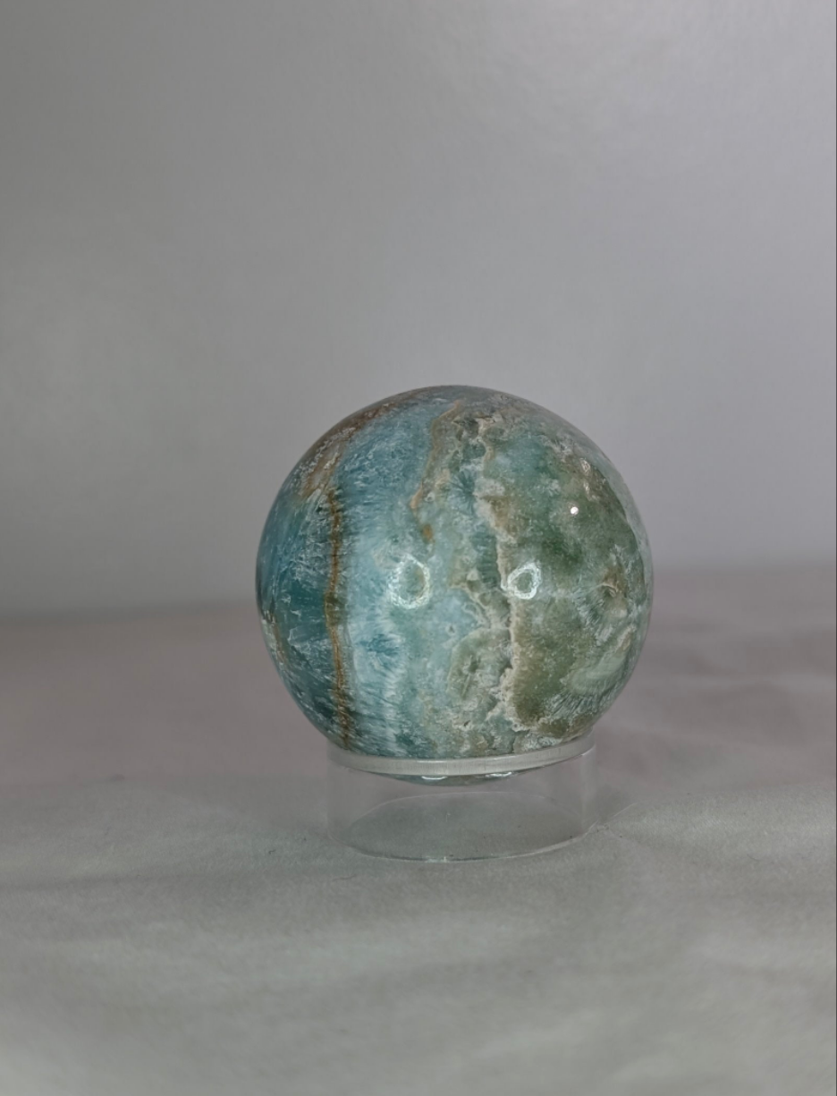 Blue Aragonite Sphere (Small)