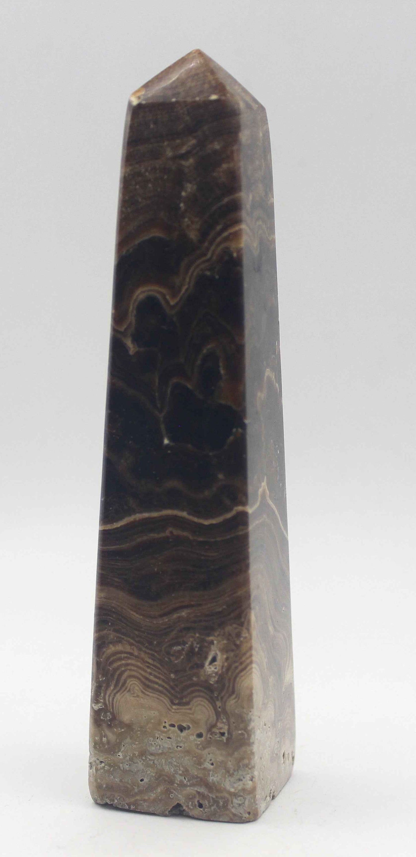 Chocolate Calcite Point