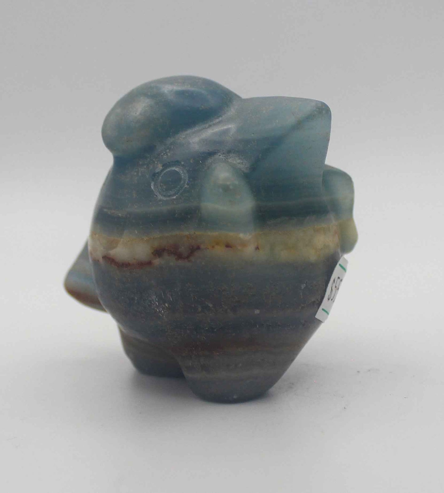 Blue Banded Calcite (Blue Onyx) Clefairy