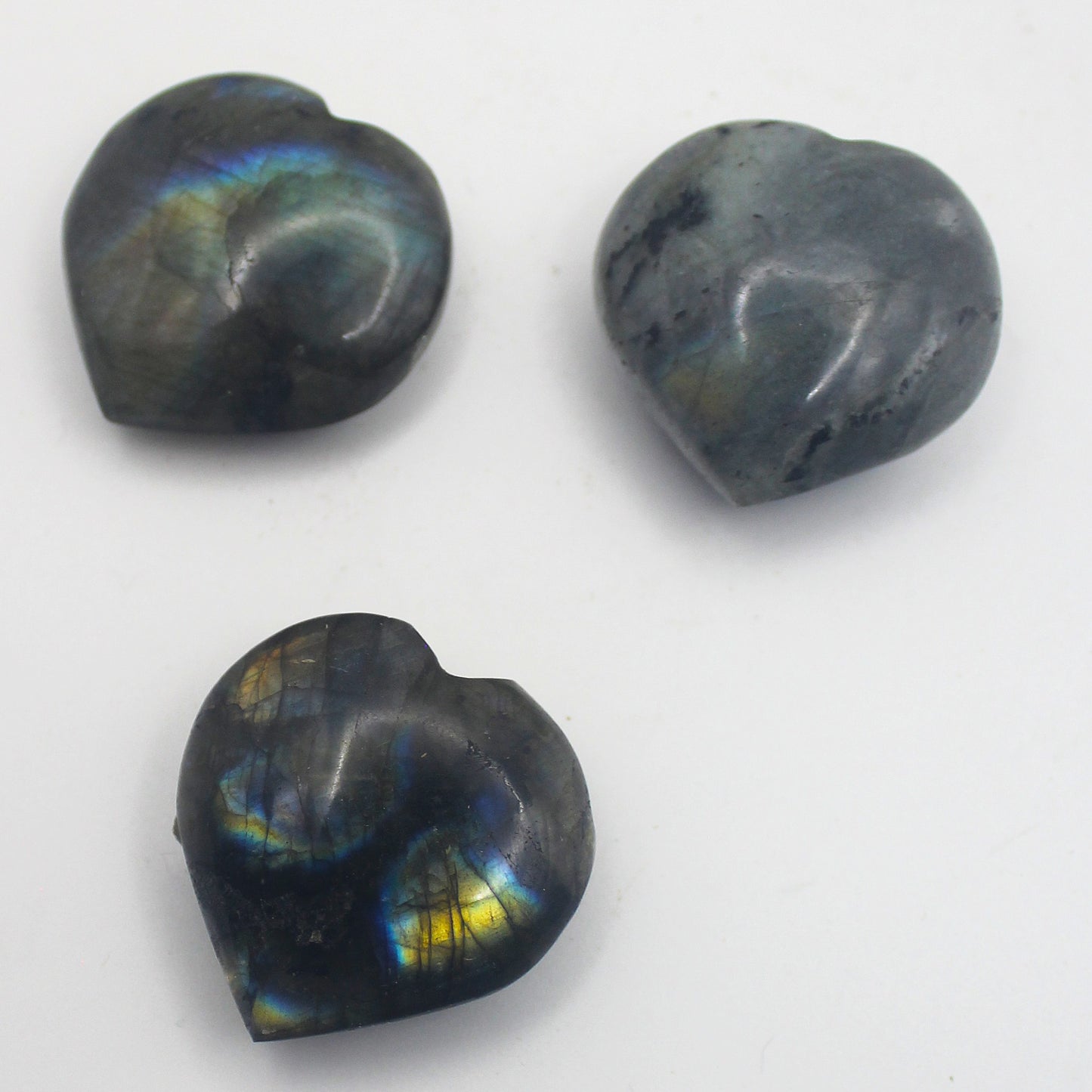 Labradorite Heart