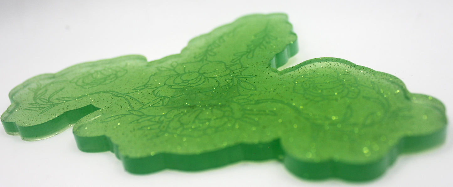 Resin Floral Feminine Power Tray