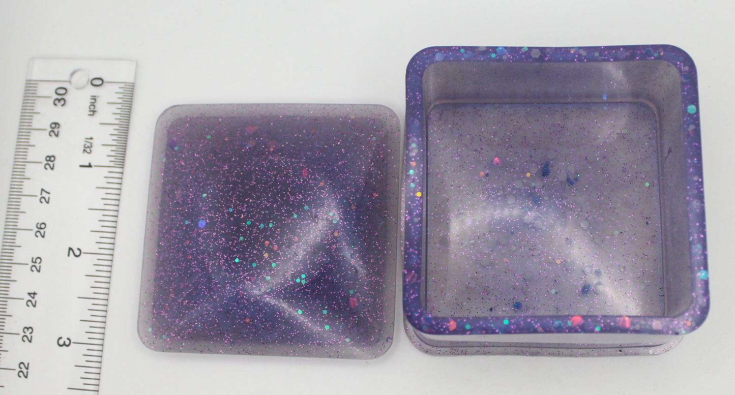 Resin Square Trinket Box