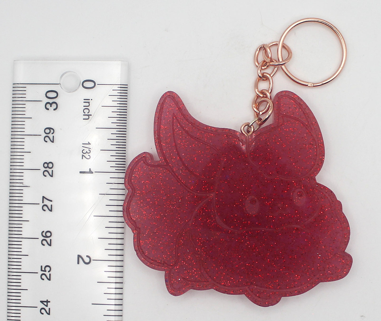 Resin Flareon Pokemon Keychain