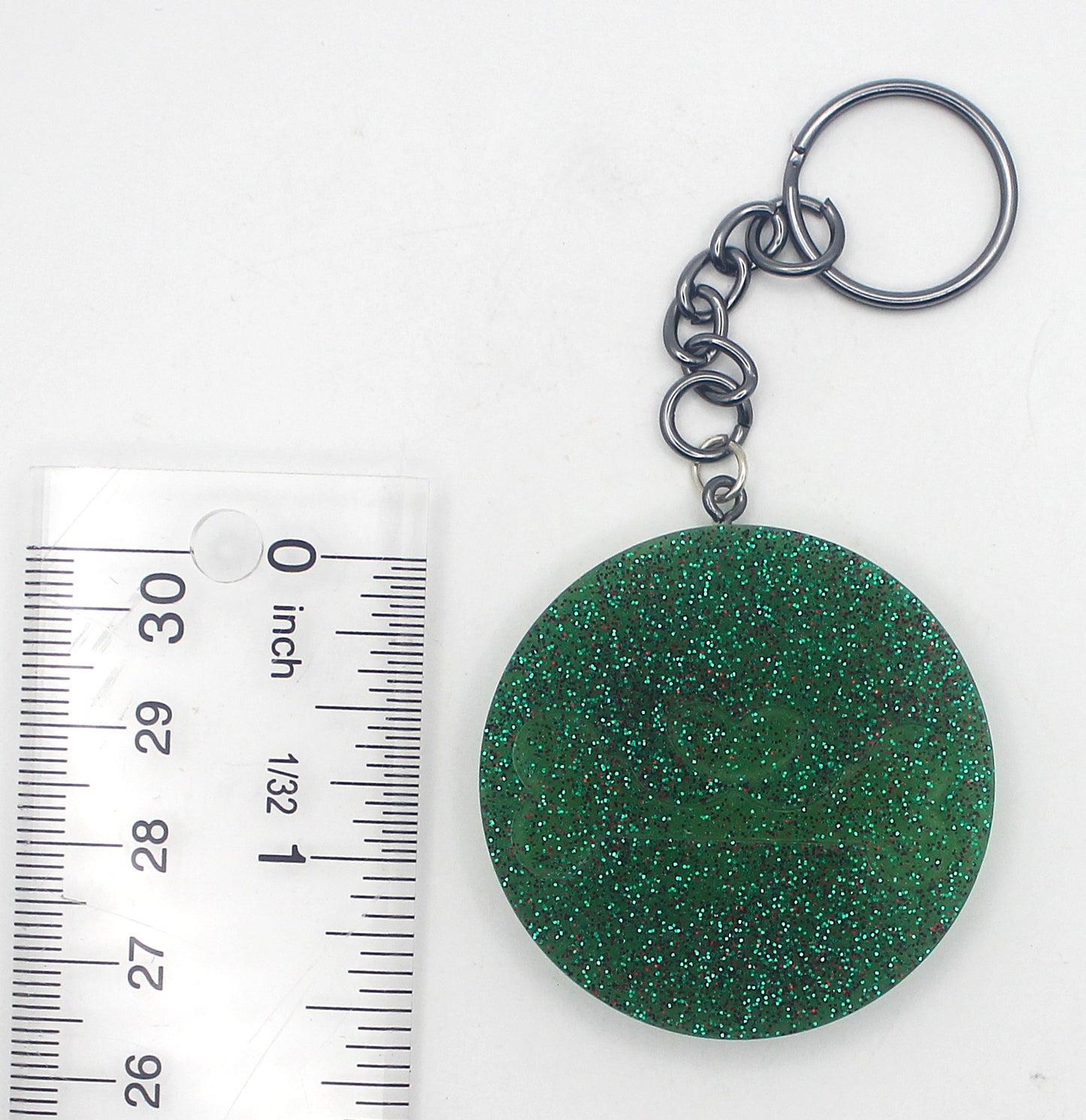 Resin Dog Bone Keychain