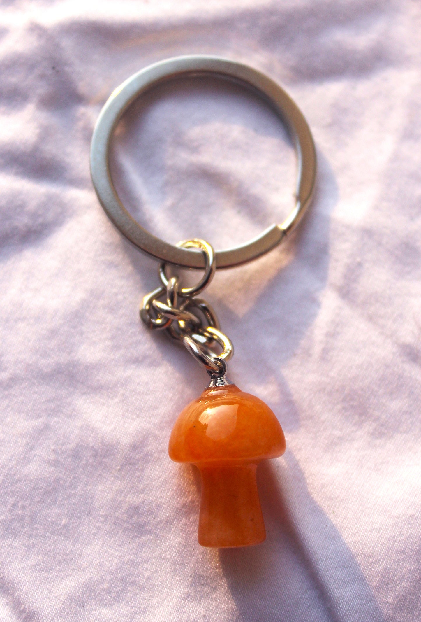 Mini Mushroom Keychain