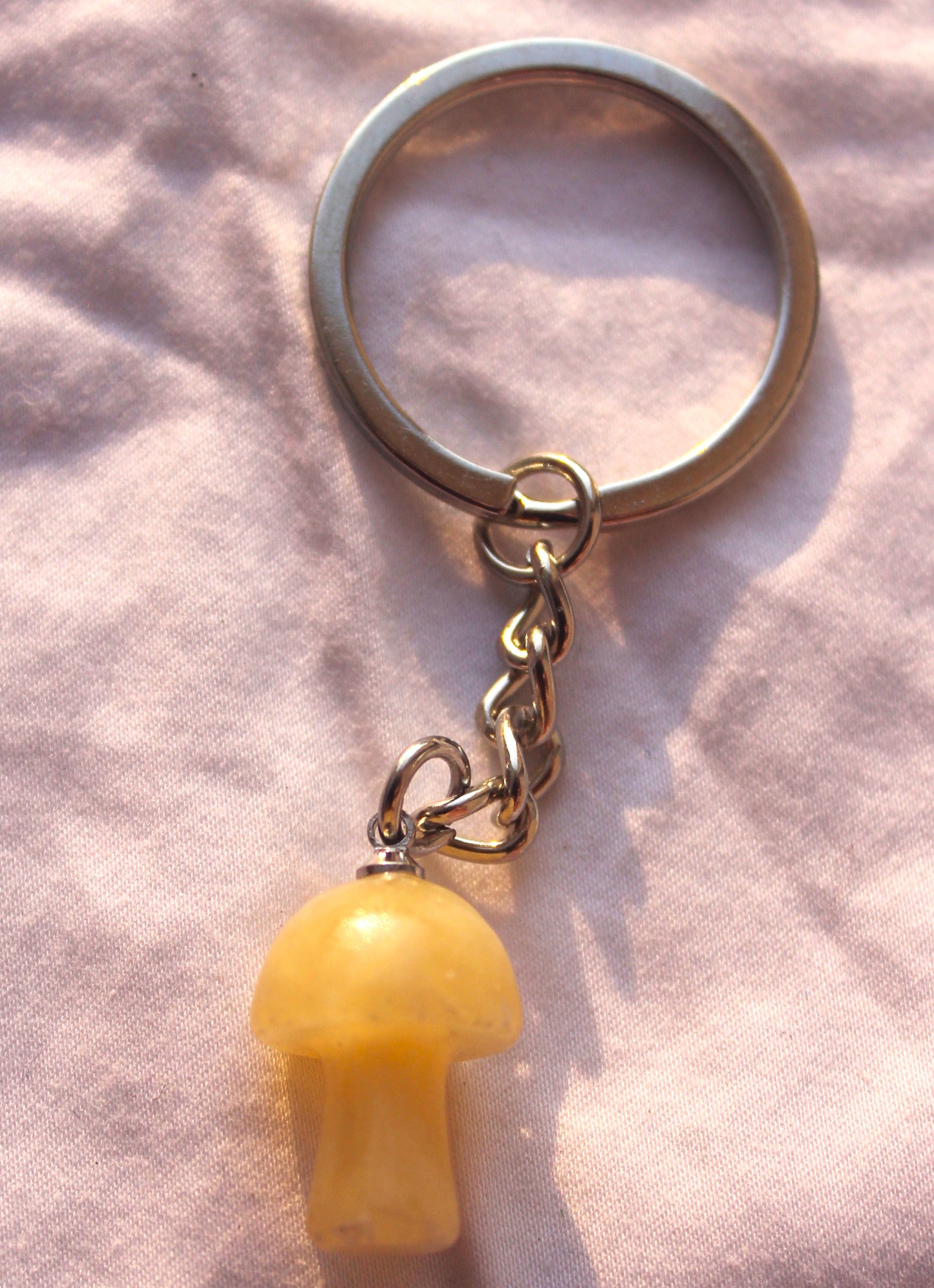 Mini Mushroom Keychain