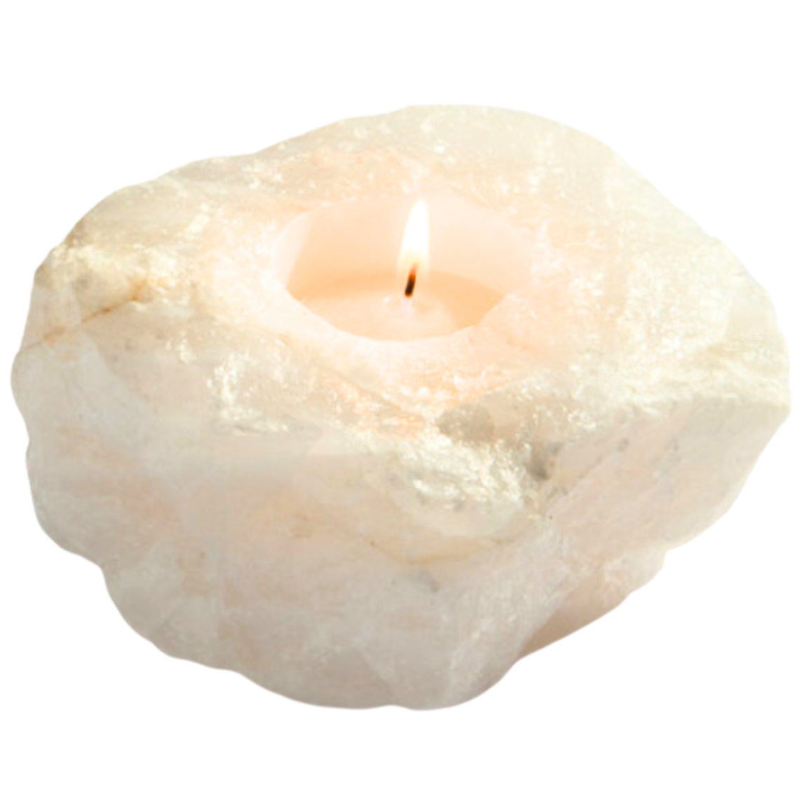 Quartz Candle Holder $25.00