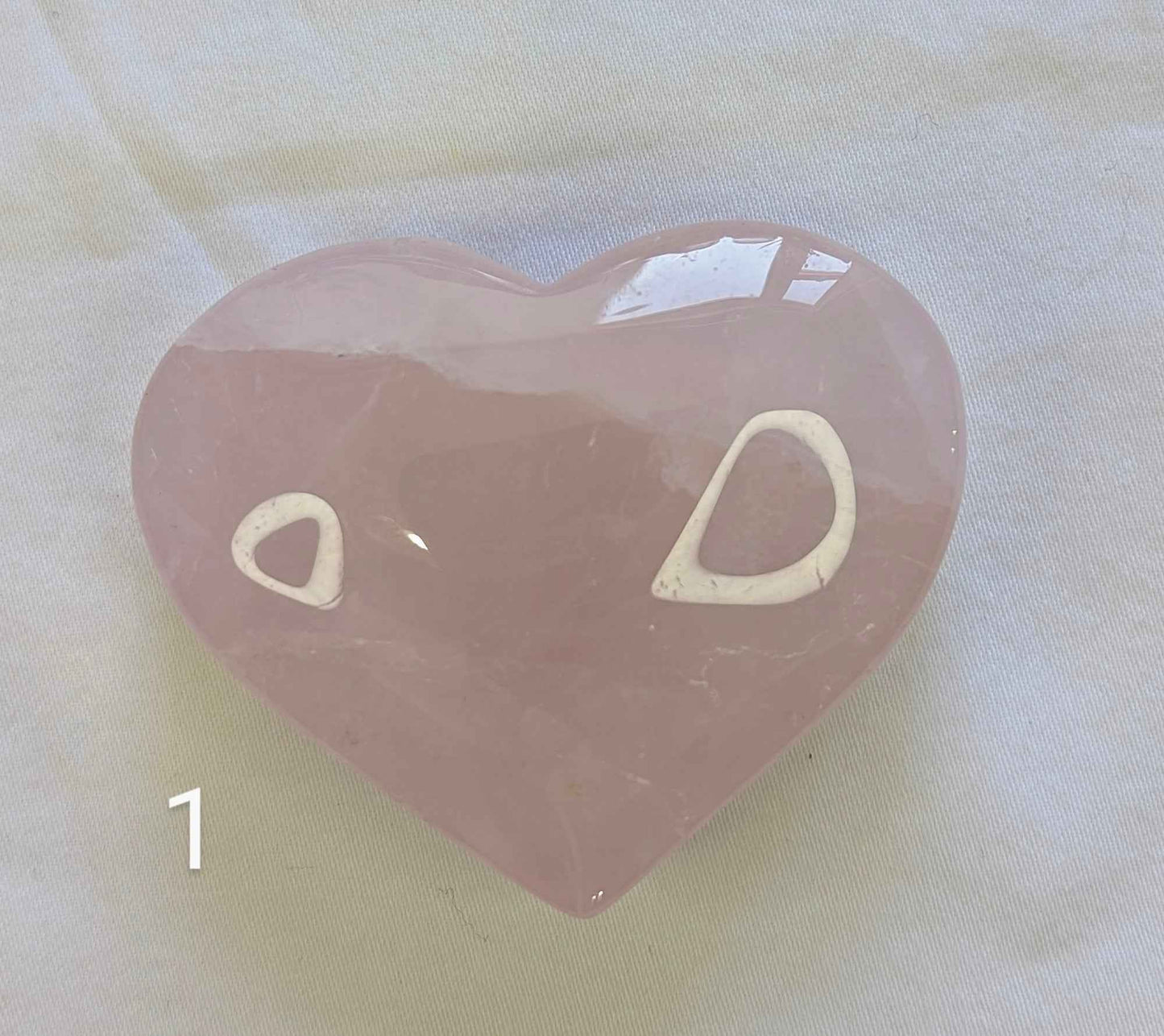 Rose Quartz Heart