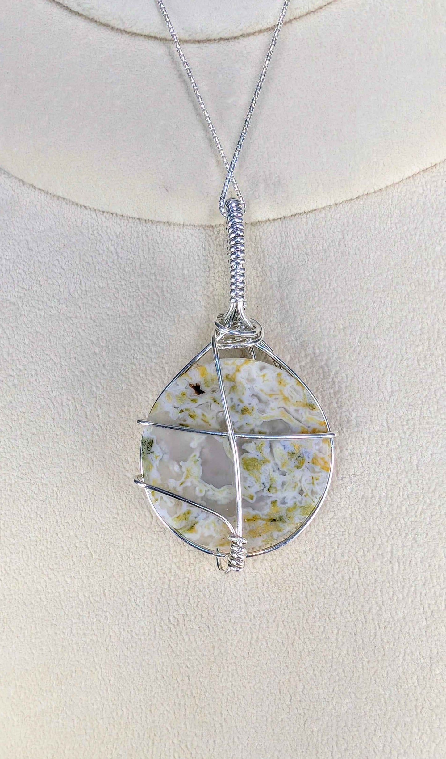 Moss Agate Cabochon *Sterling Silver*