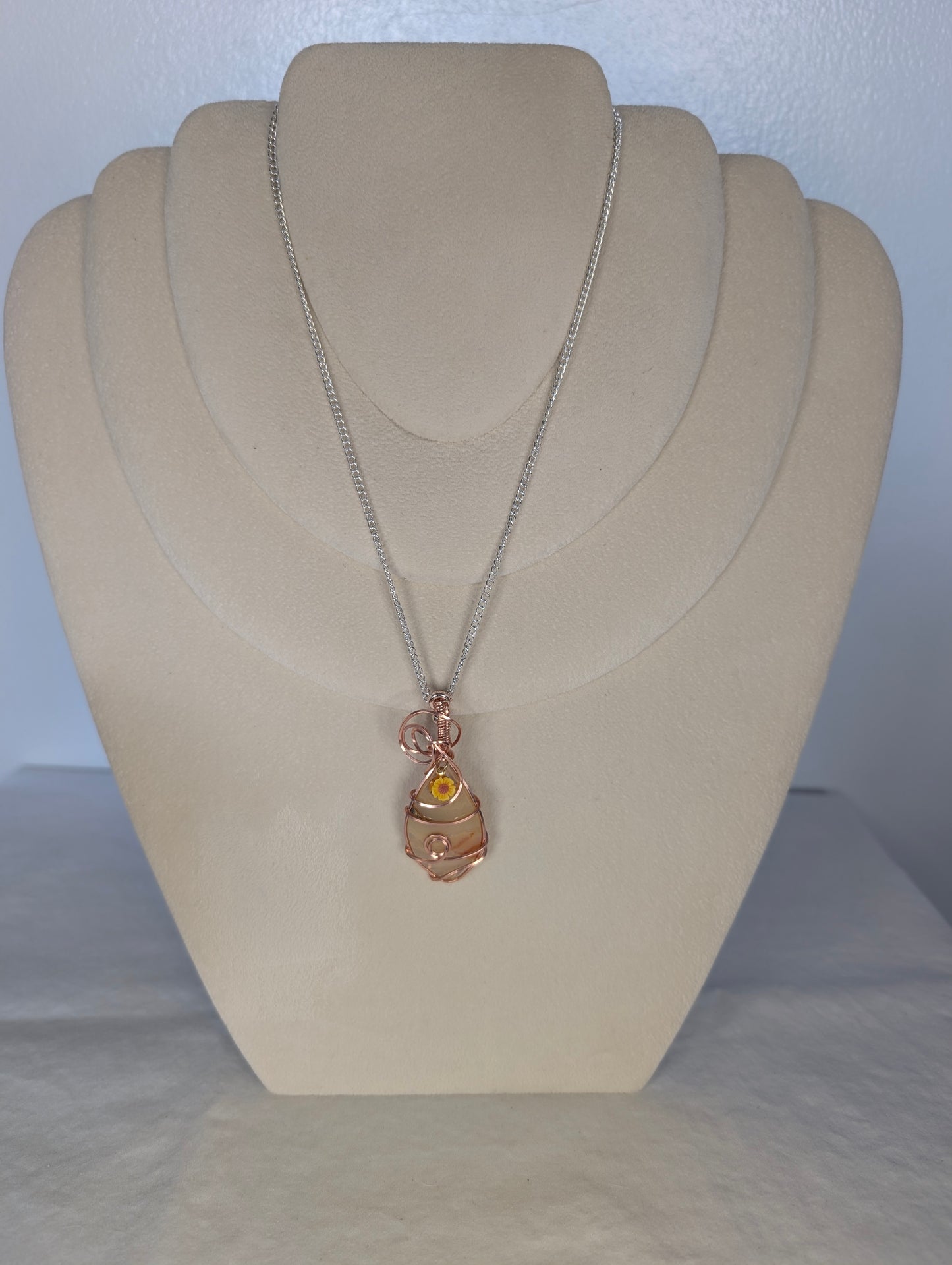 Carnelian Cabochon *Unplated Copper*