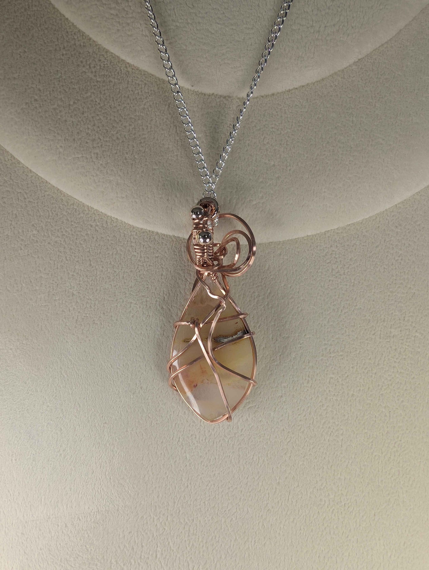 Carnelian Cabochon *Unplated Copper*