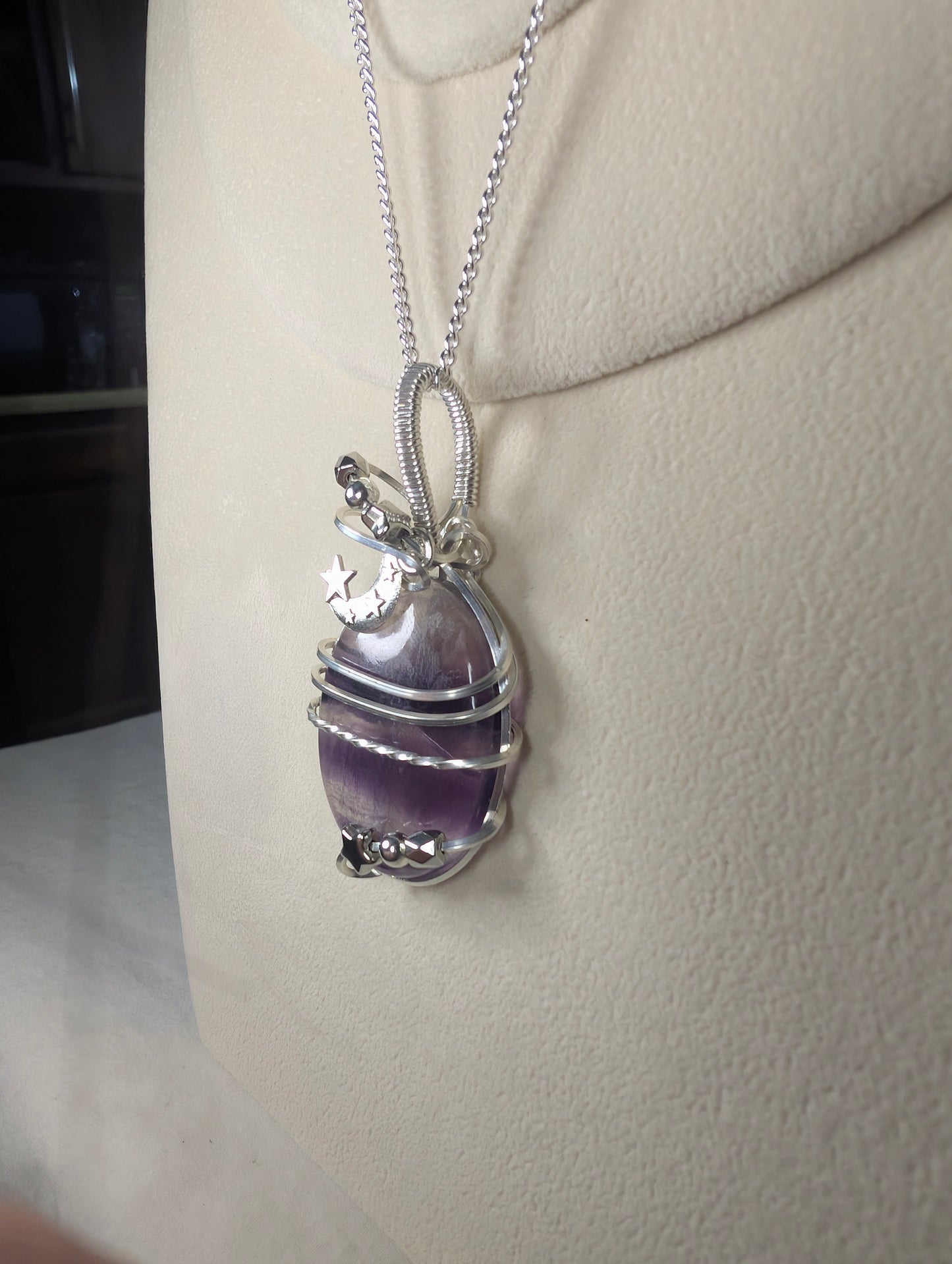 Fluorite Shooting Star Cabochon *Sterling Silver*