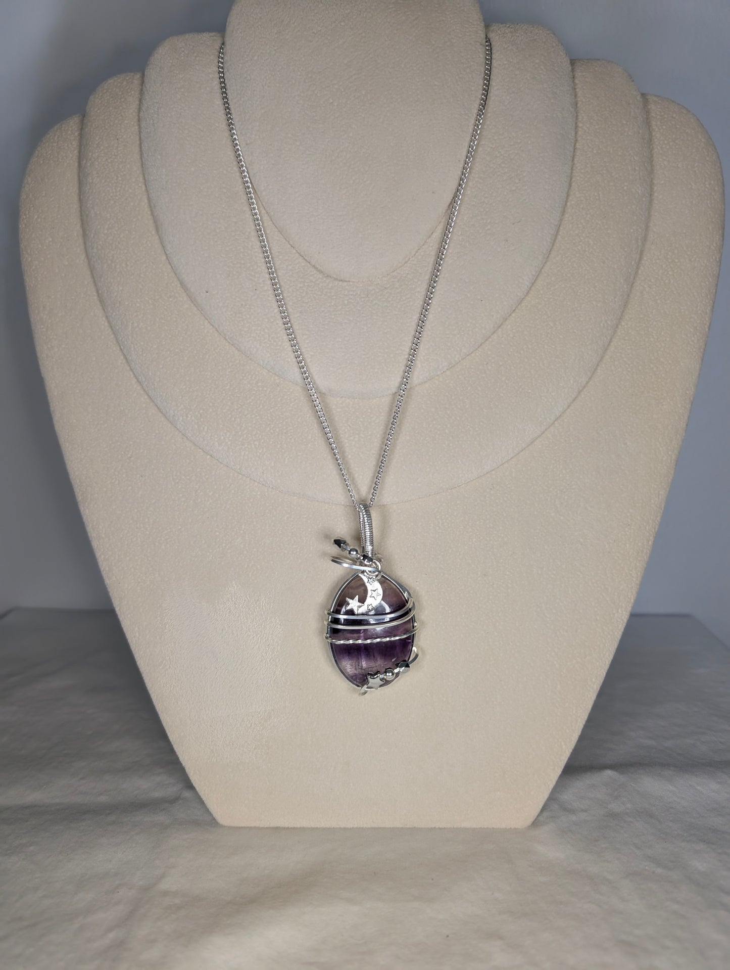 Fluorite Shooting Star Cabochon *Sterling Silver*