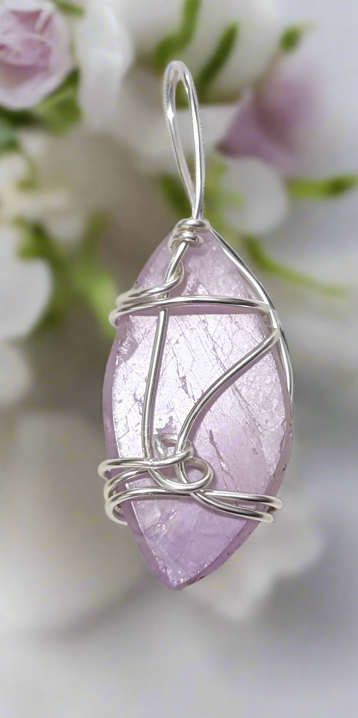 Kunzite Cabochon Necklace