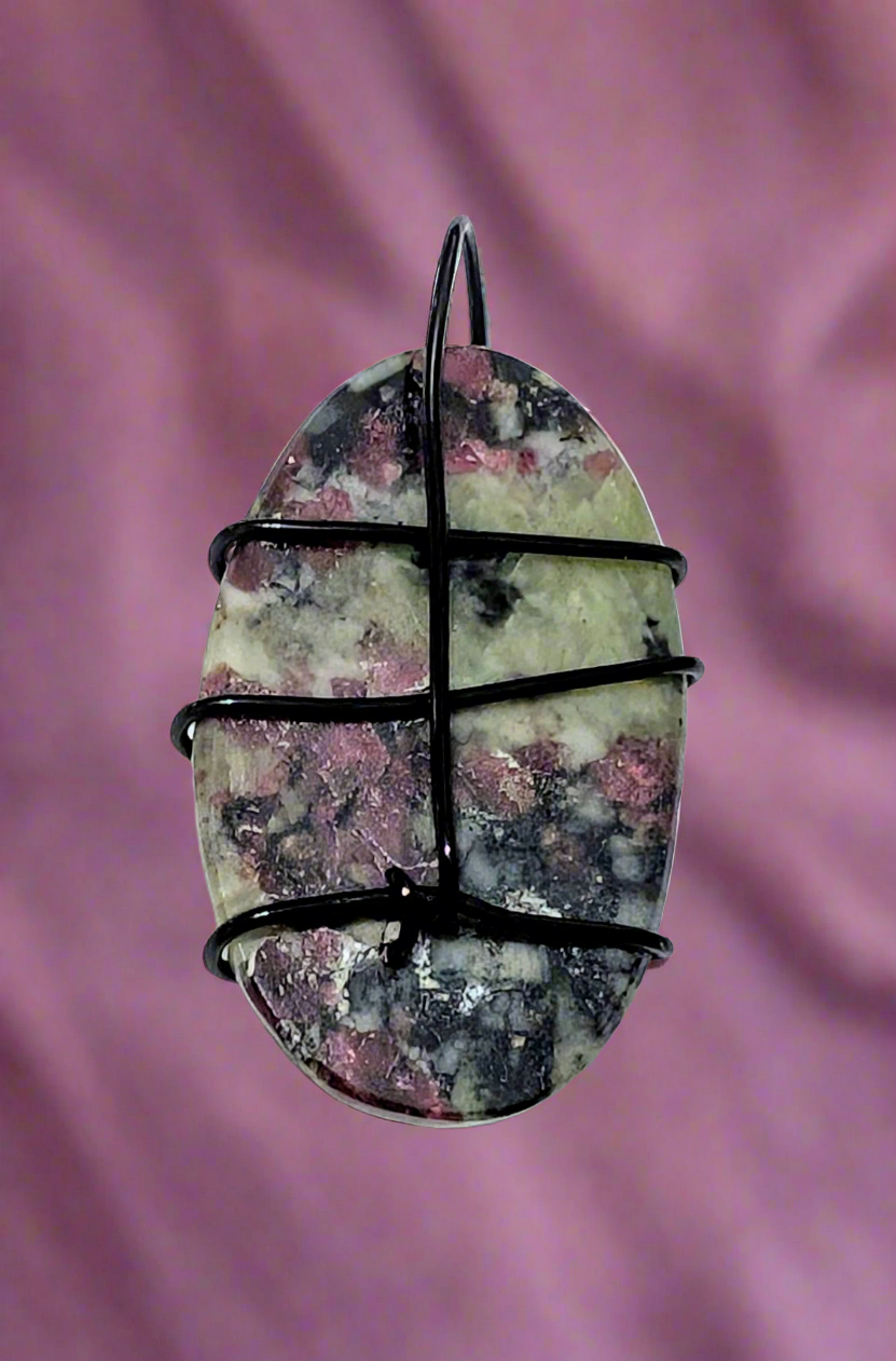 Eudialyte Cabochon Necklace