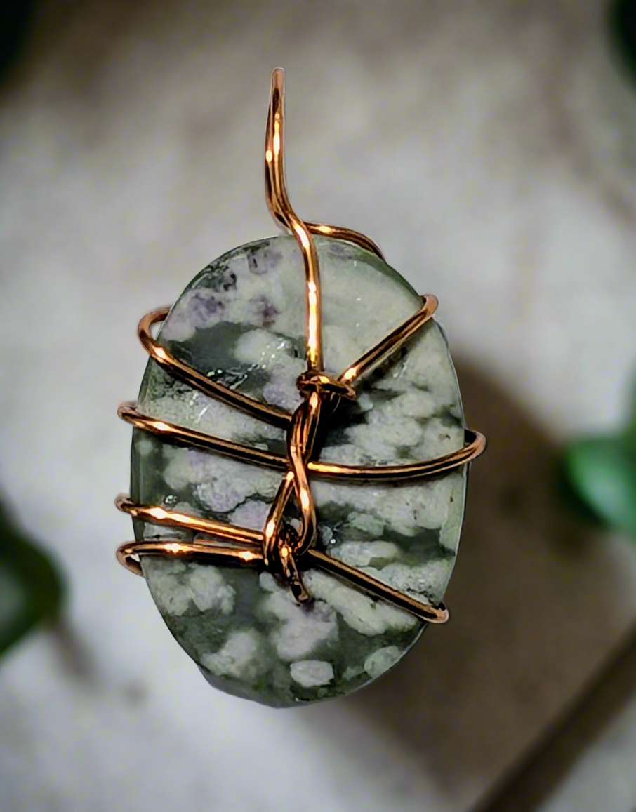 Peace Jade Cabochon Necklace