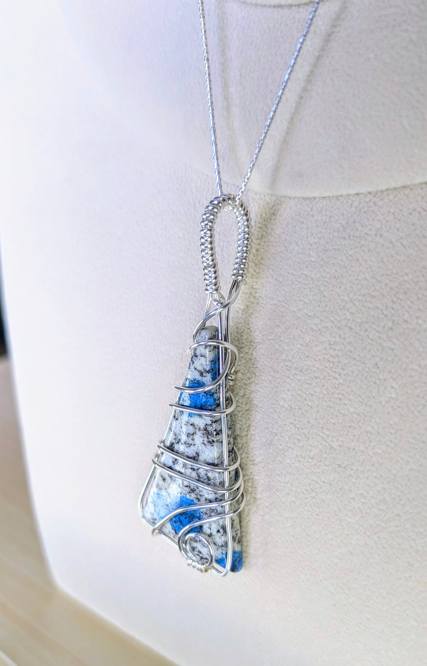 K2 "Blueberry" Jasper *Sterling Silver* Necklace