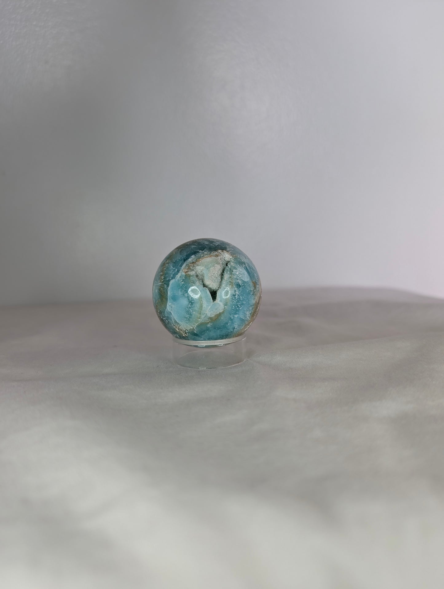 Blue Aragonite Sphere (Small)