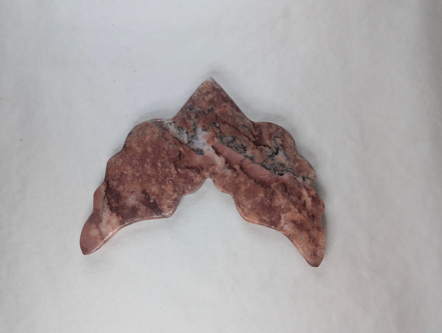 Red Jasper Flying Heart