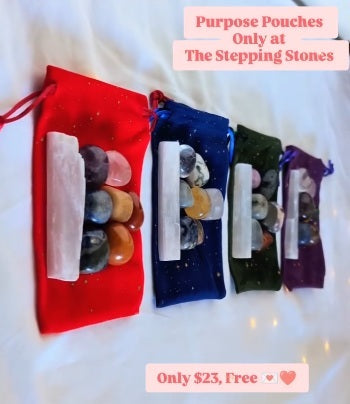 Purpose Pouches -Crafted Pouches with Intention - The Stepping Stones