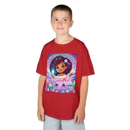 'I'm Just Here for Good Vibes and Pretty Rocks' Kids TShirt