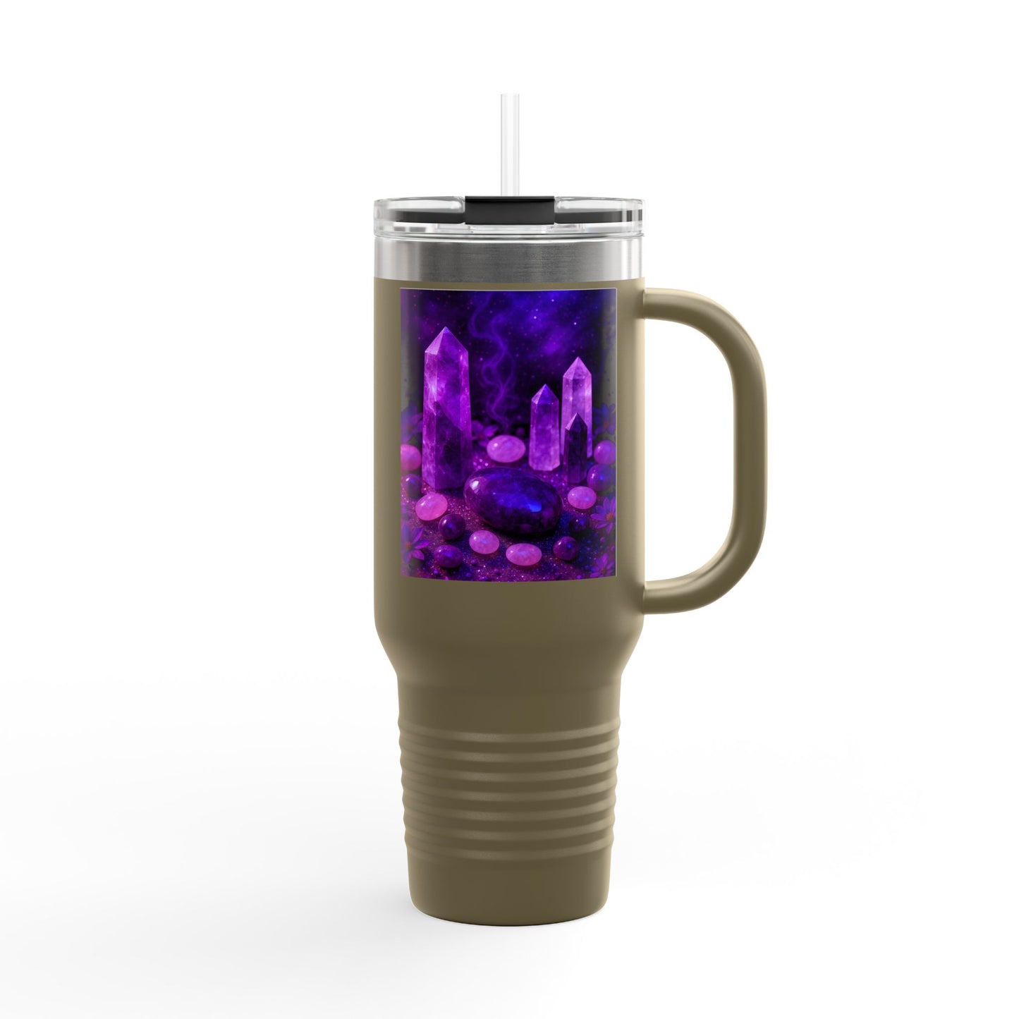 TSS Crystals Insulated Travel Mug - 40oz Crystal Design