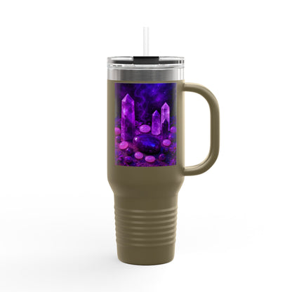 TSS Crystals Insulated Travel Mug - 40oz Crystal Design