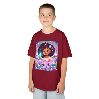 'I'm Just Here for Good Vibes and Pretty Rocks' Kids TShirt